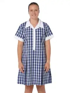 Blue/White Check Dress | Beare & Ley | Dress | Lowes